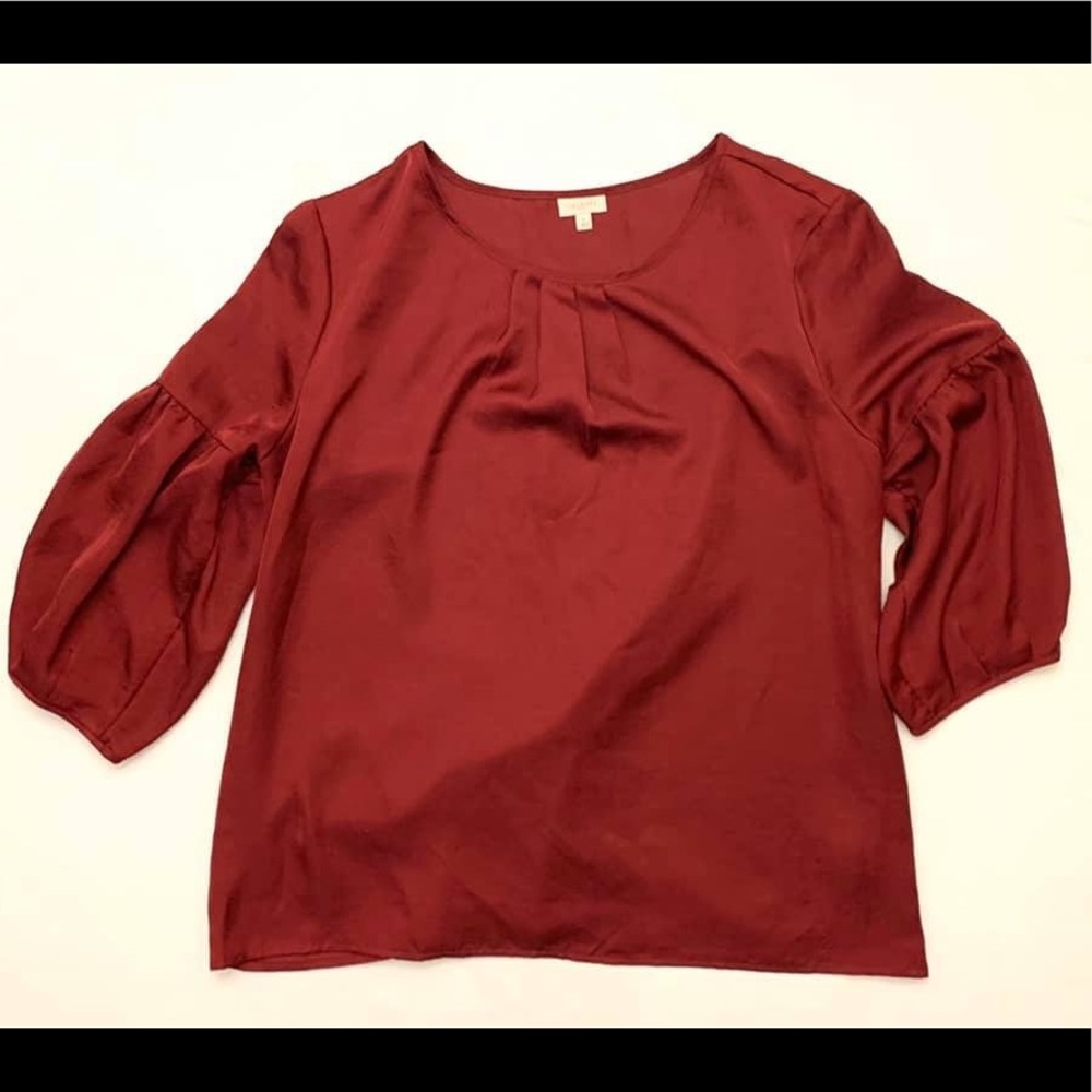 Talbots Satin blouse